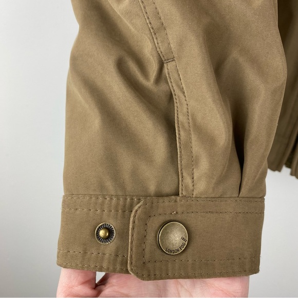 London Fog size Medium Men’s Green Audubon Microfiber Full Zip Jacket - Picture 4 of 10